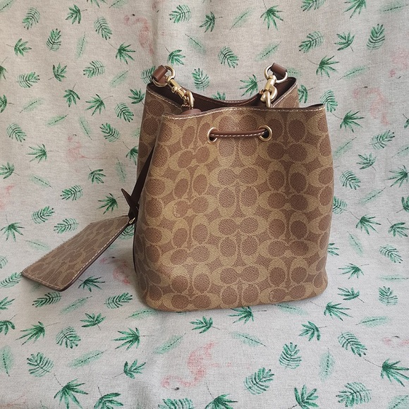 Coach Rowan Signature Canvas Shoulder Bag - Picture 2 of 10